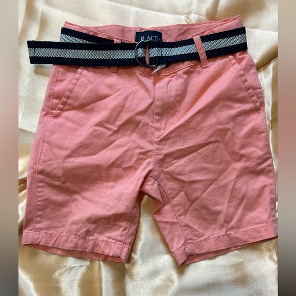 Pink/ coral Chino Shorts - Picture 1 of 2